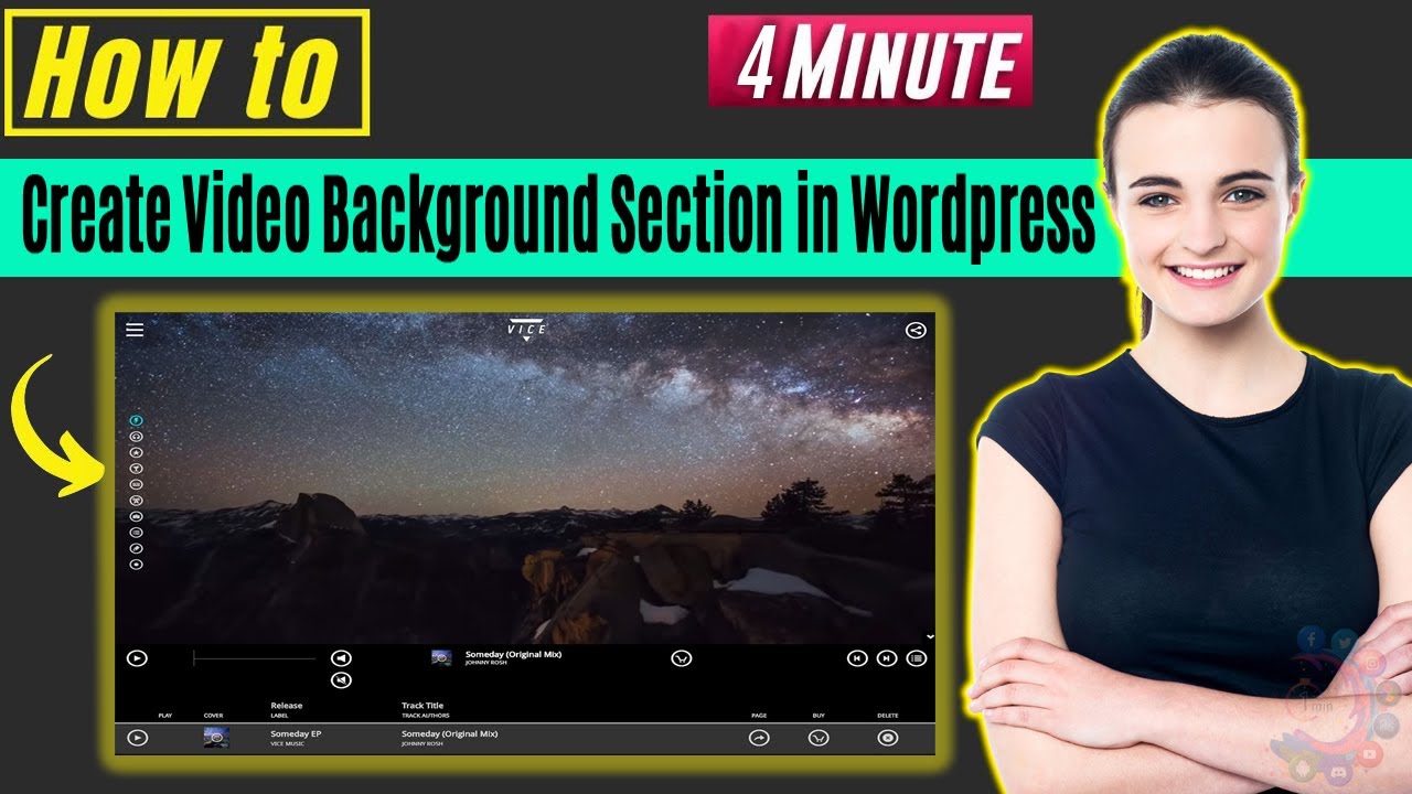 How to create video background section in WordPress 2024 - YouTube