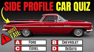 Can You Name These 20 Classic Cars from Their Side Profile?