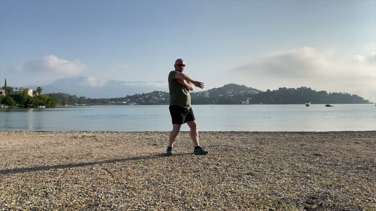 Corfu Training Number 7 - Wing Chun Kung Fu Air Dummy Practice (No wooden Man, No problem) Ving Tsun