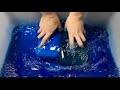 【ASMR】Thick laundry liquid × Plastic sponges💙🤍💚4リットルのもったり洗濯洗剤とシャカシャカスポンジでもこもこしてみた💙🤍💚