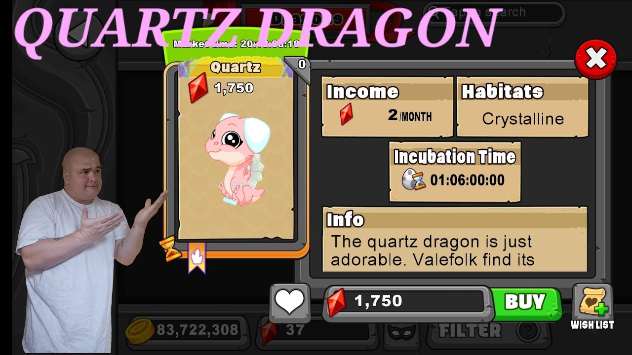 How to bread the Quartz Dragon 