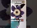spooky bouquet 💐 making by macrame #macrame flower #shortvideo || viral #macrame bouquet #new design