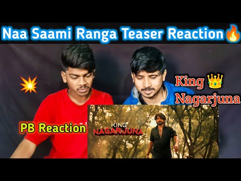 Naa Saami Ranga Teaser Reaction | Nagarjuna Akkineni | Ashika Ranganath | Vijay Binni | PB Reaction