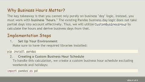 How to Calculate Full Business Days Between Two Timestamps in Python Pandas