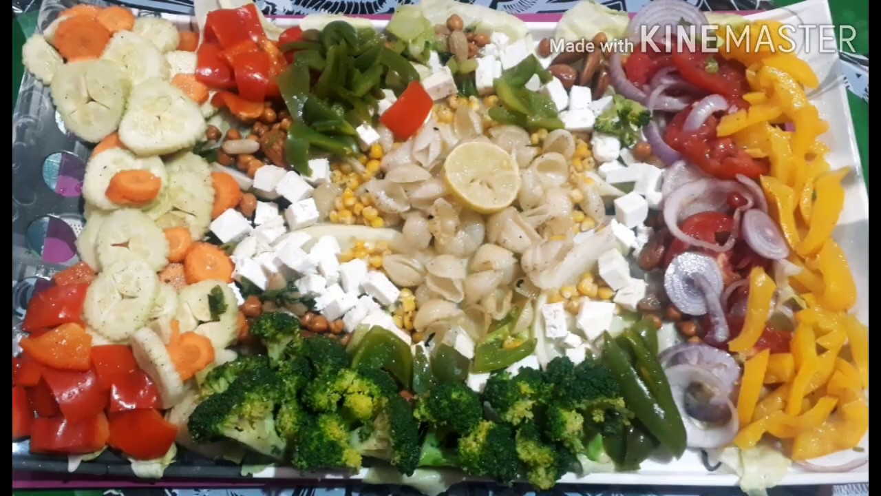 Healthy sweet salty salad. - YouTube