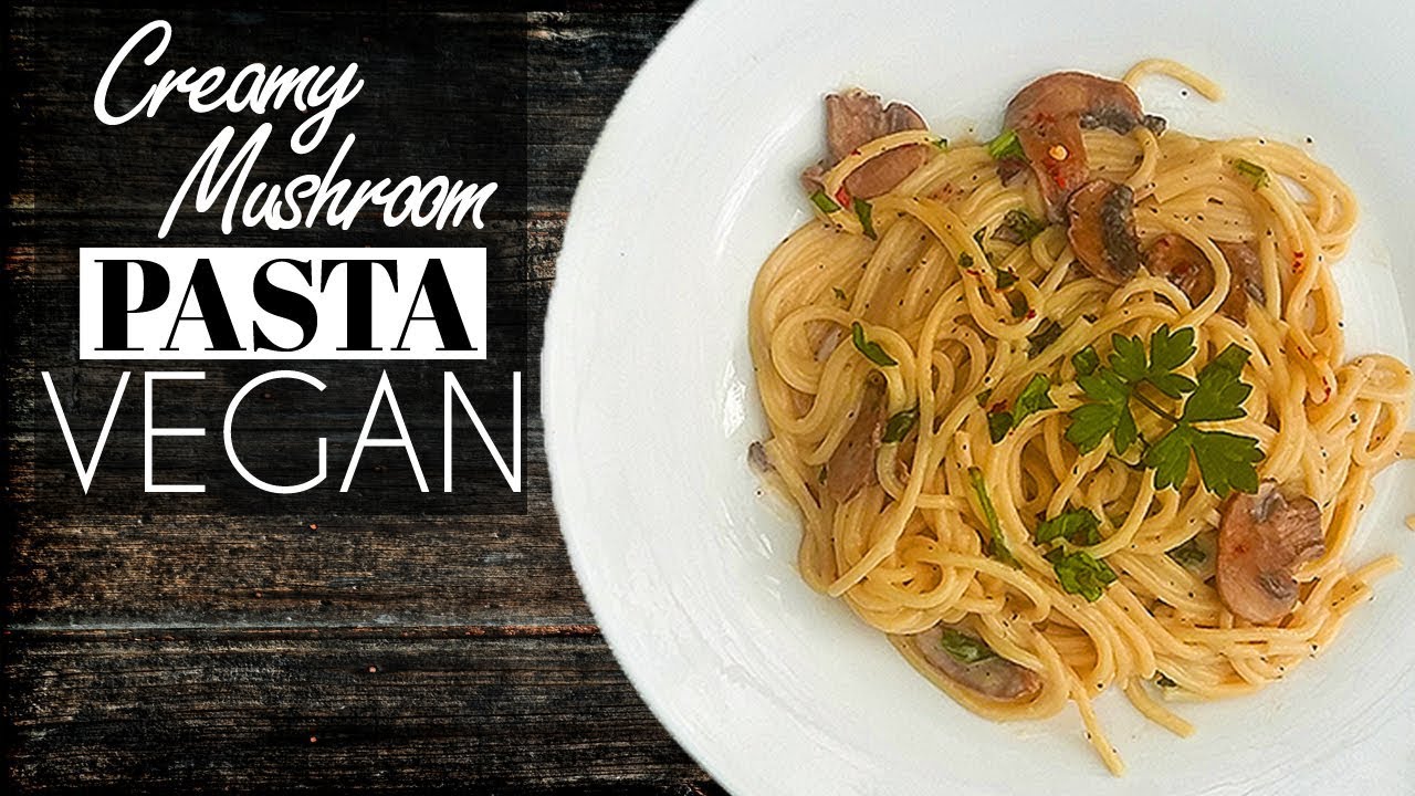 Creamy mushroom pasta vegan ( Coconut Milk Pasta Sauce) YouTube