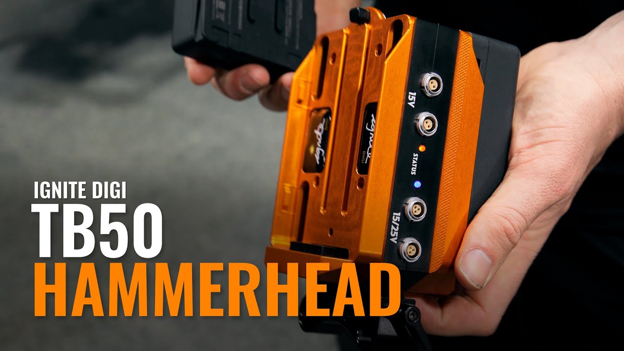TB50 Hammerhead ‣ Smart Dual Battery Module for cinema cameras & accessories