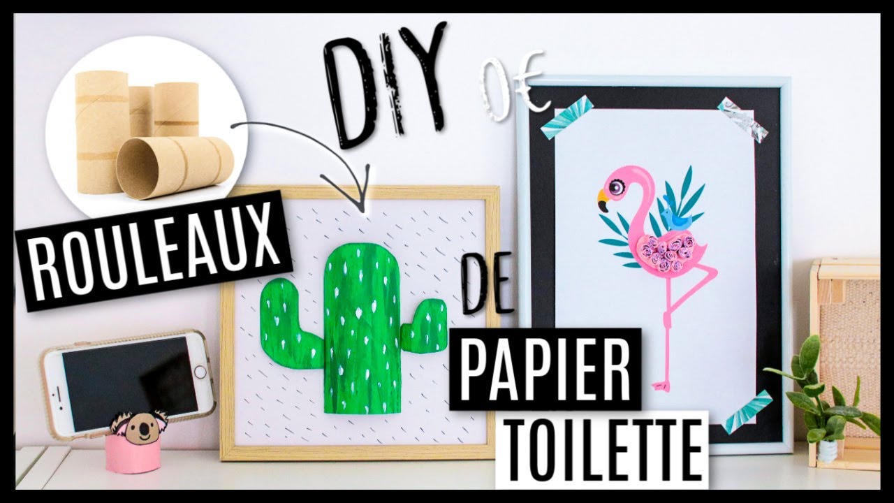 DIY 0€ AVEC DES ROULEAUX DE PAPIER TOILETTE !