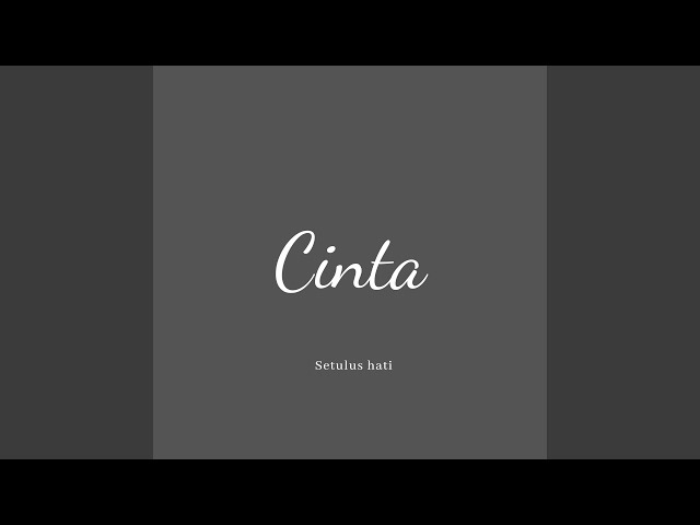 Cinta setulus hati (Acoustic)
