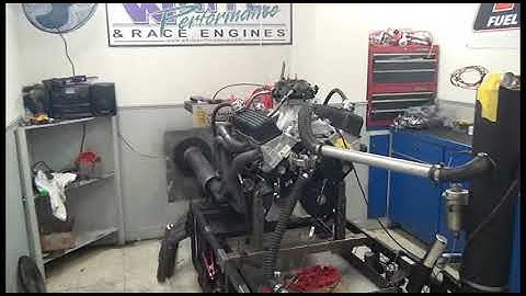 SBC 621HP 383 STROKER ENGINE DYNO RUN FOR DAVID TAYLOR BY WHITE PERFORMANCE AND MACHINE