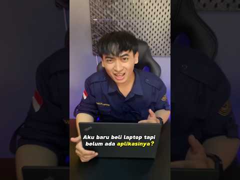 Baru beli laptop aplikasi masih kosong Tonton vidio ini sampai habis ya