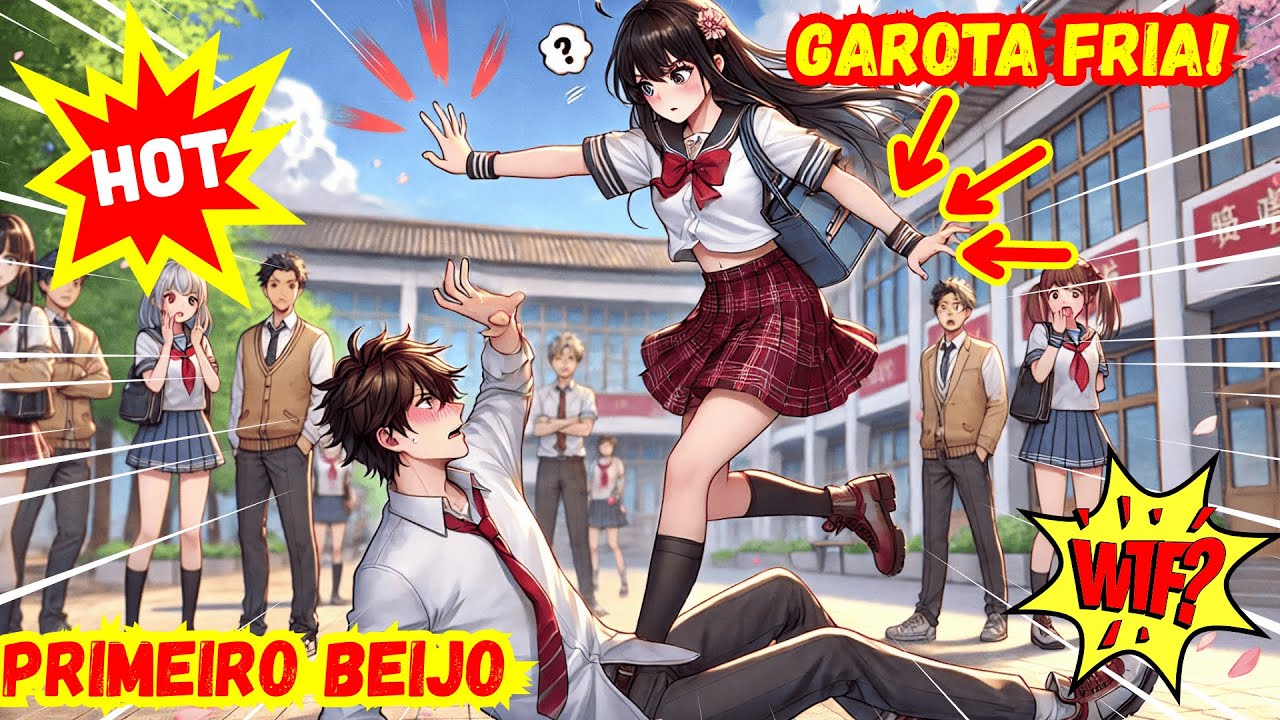 🔥 Beijei a garota mais fria da escola e agora todos querem me matar - Recapitulação de Manhwa