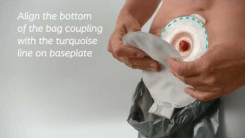 How to use SenSura Mio Convex Flex coupling - Open bag