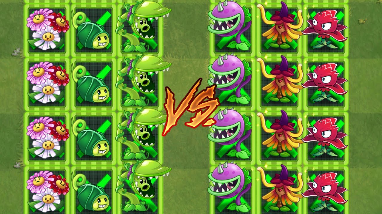 Plants Vs Zombies 2 Equipo de 3 Super Plantas Con Potenciadores - YouTube