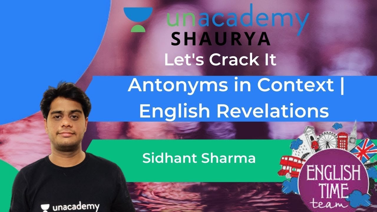 Antonyms In Context English Revelation YouTube