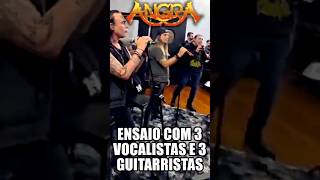ANGRA ENSAIANDO COM 3 VOCALISTAS E 3 GUITARRISTAS