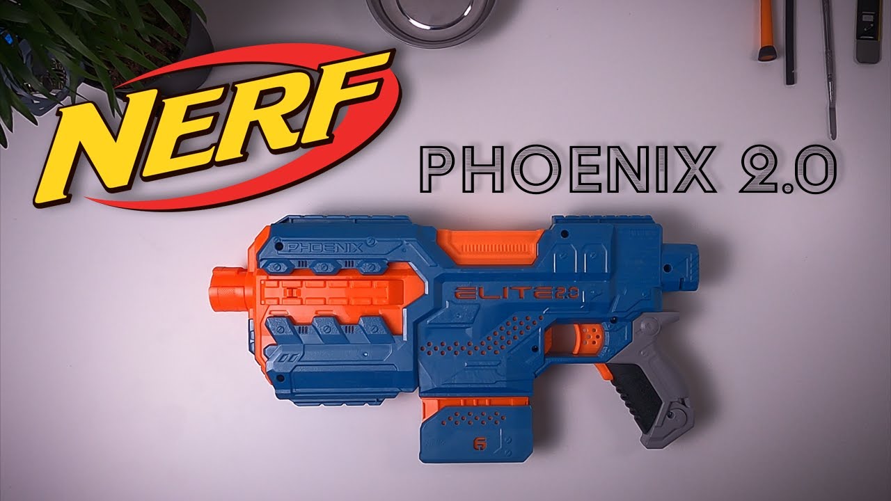 Nerf Elite 2.0 Phoenix with 6 round magazine & Scope - Missing Jam