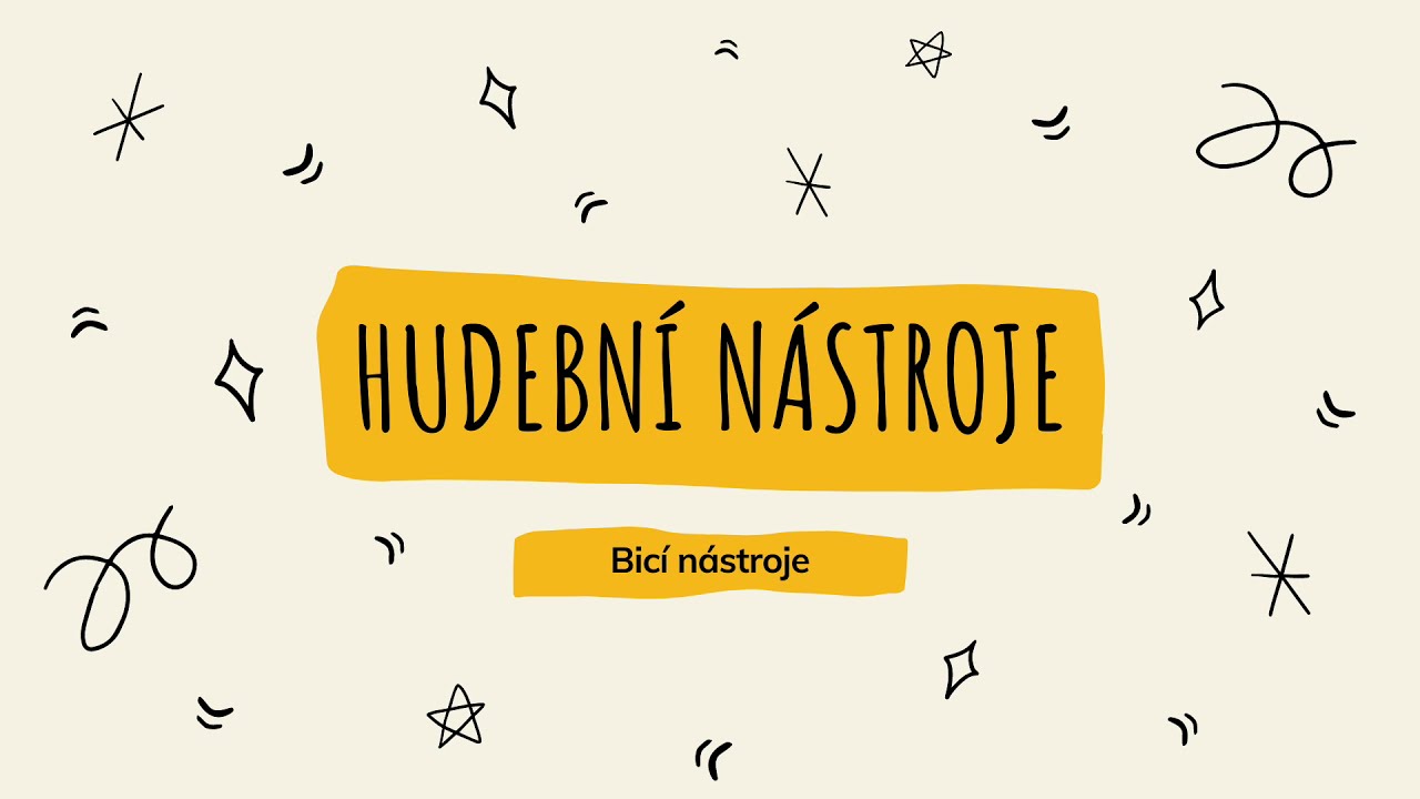 Hudební nástroje - bicí