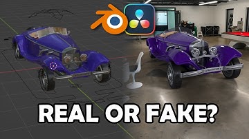 Compositing Realistic 3D Models from Blender in Davinci Fusion! [200 SUB SPECIAL]