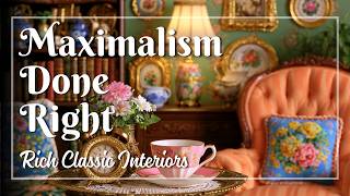 Vintage Maximalist Decor with Antiques 🎭 Why More Layers Can Mean More Grace and Grandeur