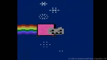 Scary Pop Up Nyan Cat In 10 Minutes Screamer - Nyan Cat Atari 2600