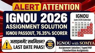 76% Scorer के साथ IGNOU Assignment करो 📖 Handwritten Assignments Available
