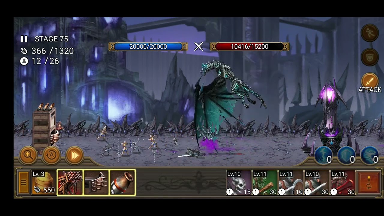 kingdom wars 2 level 75 | the curse boss