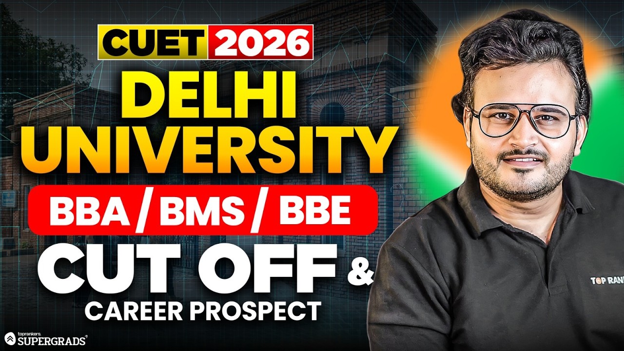CUET 2026 | Delhi University Management Courses Cut Off 😱 | DU BBA/BMS ...