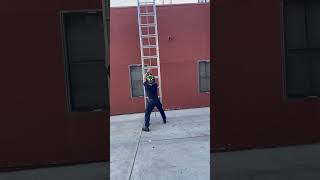 Famous 28‘ aluminum ladder single person throw #firefighter Net Worth