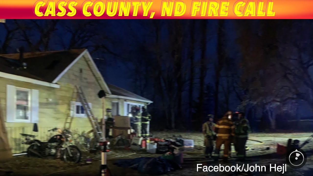 Early Thursday Morning Fire Call In Cass County, North Dakota - YouTube