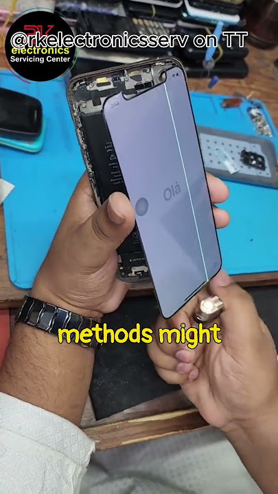 What should you do about green lines on your phones screen?