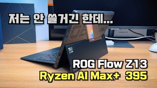 프로세서는 정말 좋은데, 다른 노트북에 언제 달려 나오나요? - ROG Flow Z13(AI Max+ 395)에 대한 인상