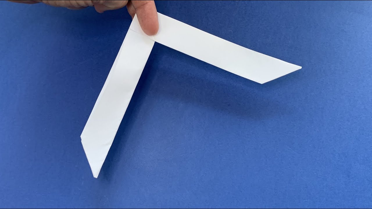 Boemerang Vouwen Makkelijk | Origami Boemerang | Hoe maak je een