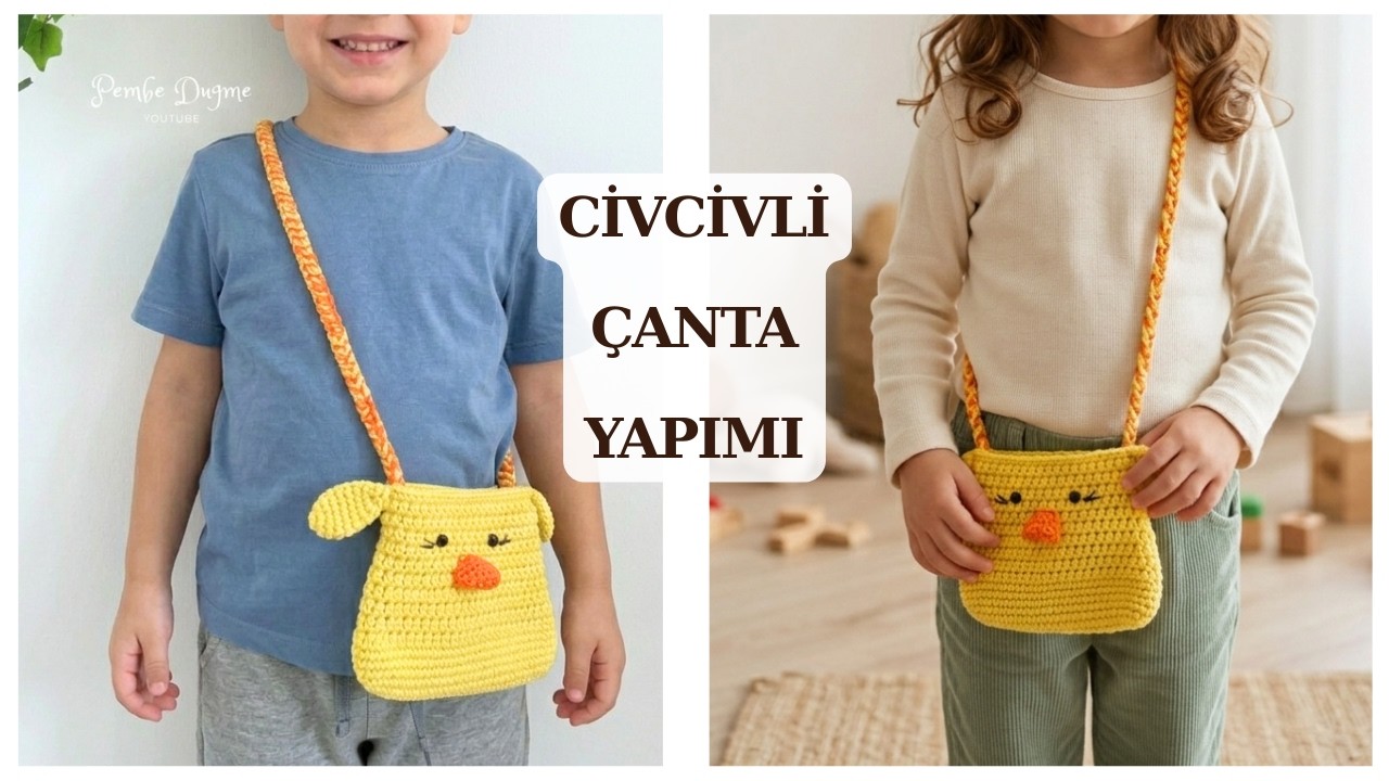 CİVCİVLİ Bayramlık Çanta Yapımı | EN KOLAY ÇANTA TARİFİ