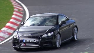 [SPYVIDEO] 2016 Audi TT-RS Mule Being Tested on the Nürburgring!