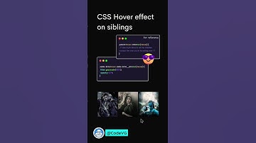 CSS Hover Effects on Siblings 😉 || Subscribe : Code VG