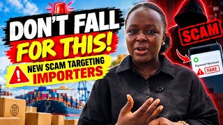 DON’T FALL FOR THIS! 🚨 NEW SCAM TARGETING IMPORTERS