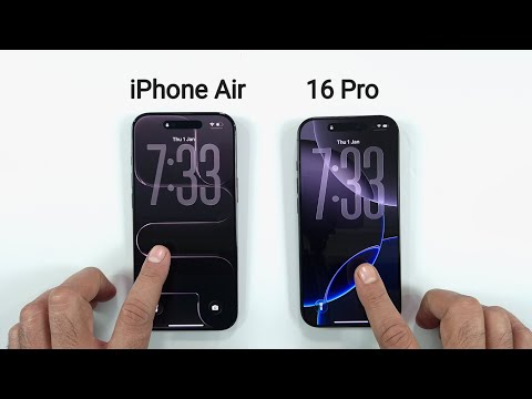 IPhone Air Vs IPhone 16 Pro SPEED TEST 