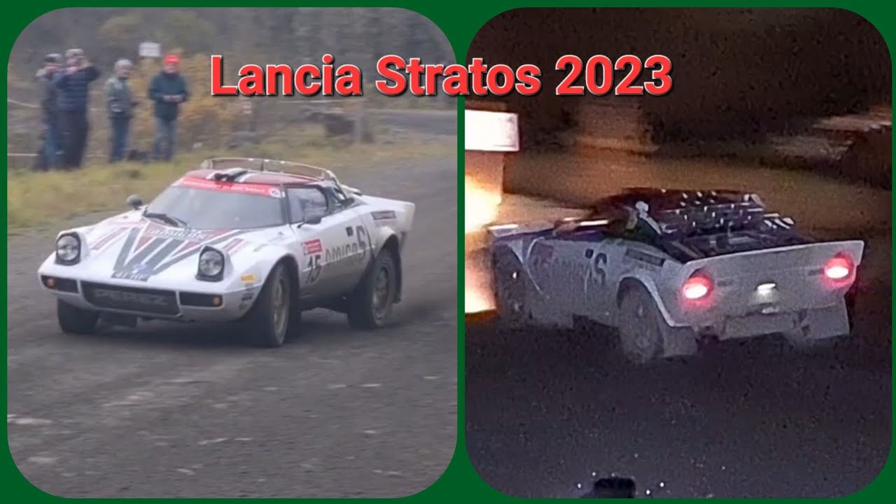 🎶 Sweet sound of Lancia Stratos driven by Seb Perez on 2023 Roger ...