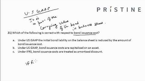 CFA Tutorial: Financial Statement Analysis (Bond Issuance Cost under US GAAP)