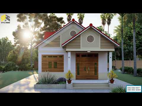 Video Nhà trệt cấp 4 - Mái Thái - Mẫu 8x12m - StyleHouse - youtube