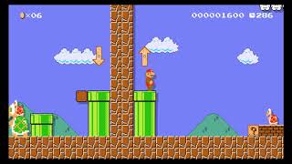 Super Mario Maker Sample Course Pipeline to the Other Side