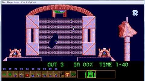 Lemmini - Lemmings Custom Level - Lem Mahal