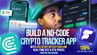 Build a No-Code Crypto Tracker App with CEX.IO API in FlutterFlow Real-Time BTC &amp; ETH Prices