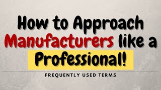 How to Contact Manufacturers with Confidence | Fashion Terminology
