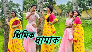 Dhimik Dhamak Assamese cover video song // Deeplina Deka //