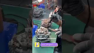 Processing and production of alternators and starters