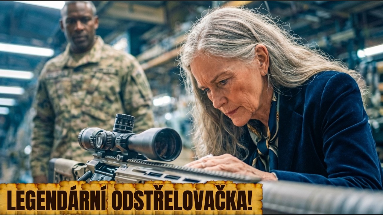 Generál prošel kolem její pušky M82 ráže .50