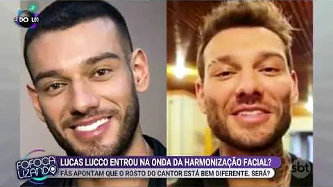Qual procedimento Lucas Lucco fez no rosto?