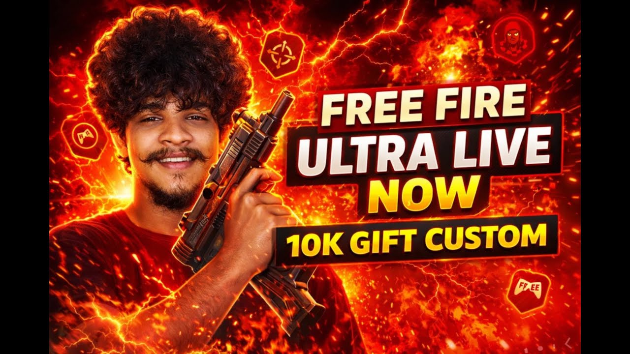 🚀 අද SUB 10,000 ගහමු – Gift Giveaway LIVE 🎁#day7#freefire#shorts